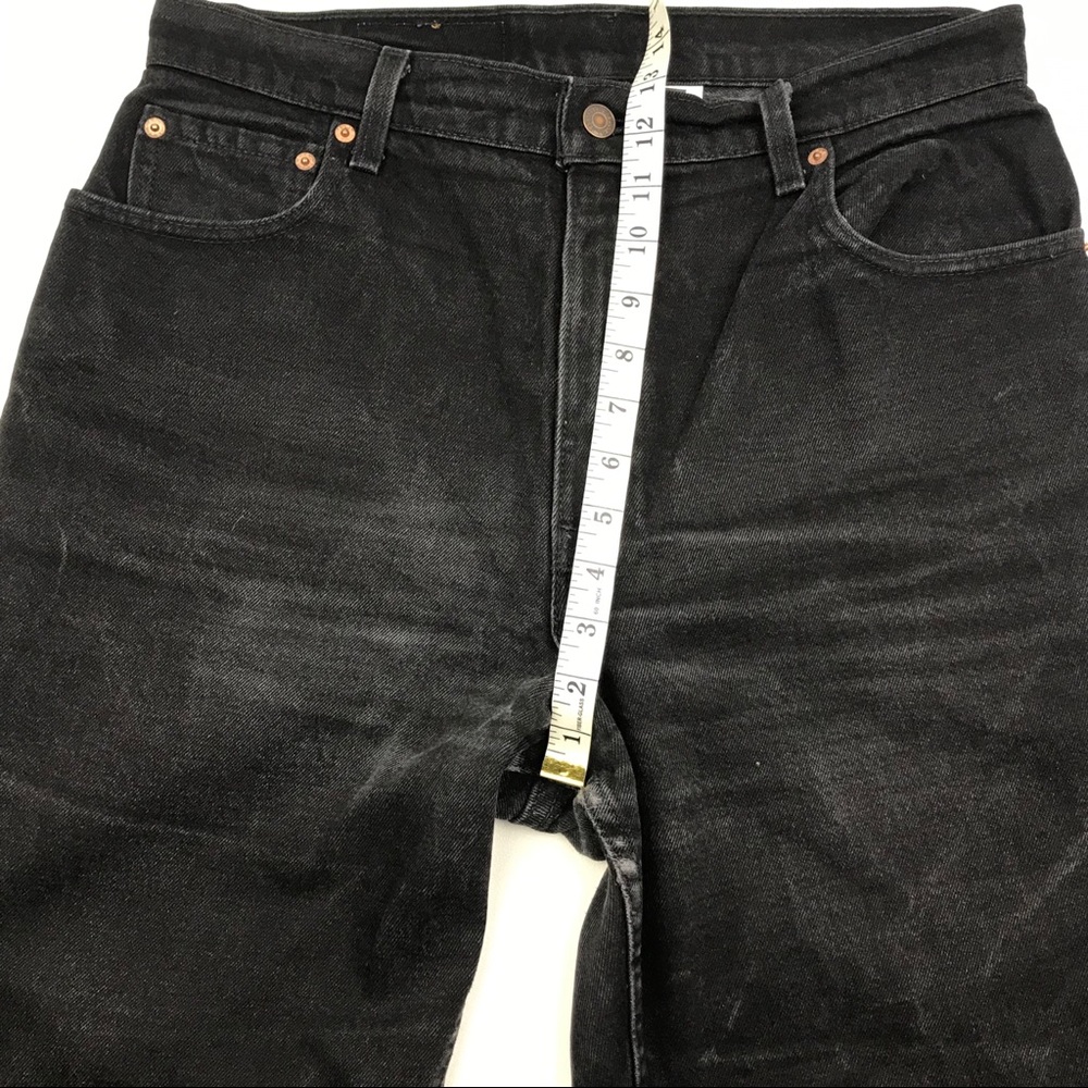 Levi's Women's High Rise Jeans in Black - Picture 4 of 8